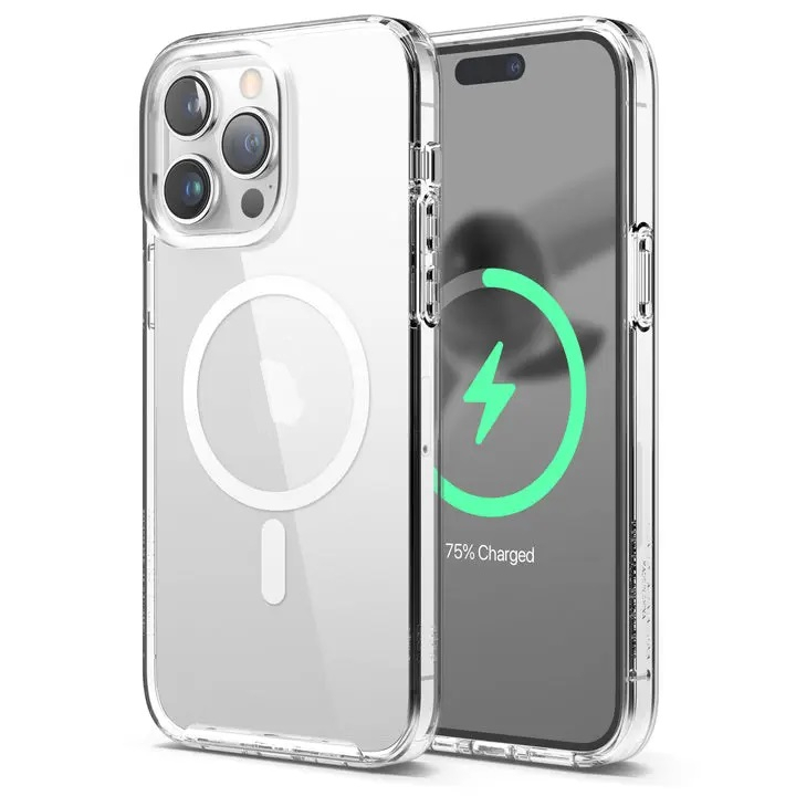 防震柔性 iPhone 14 Pro 手機殼支持磁性無線充電