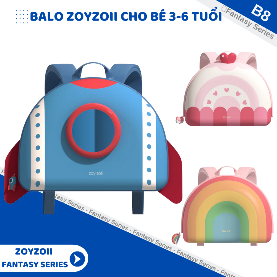 Zoyzii 正品嬰兒雙肩包 Zoy zoii 雙肩包幼兒園雙肩包可愛卡通高檔產品