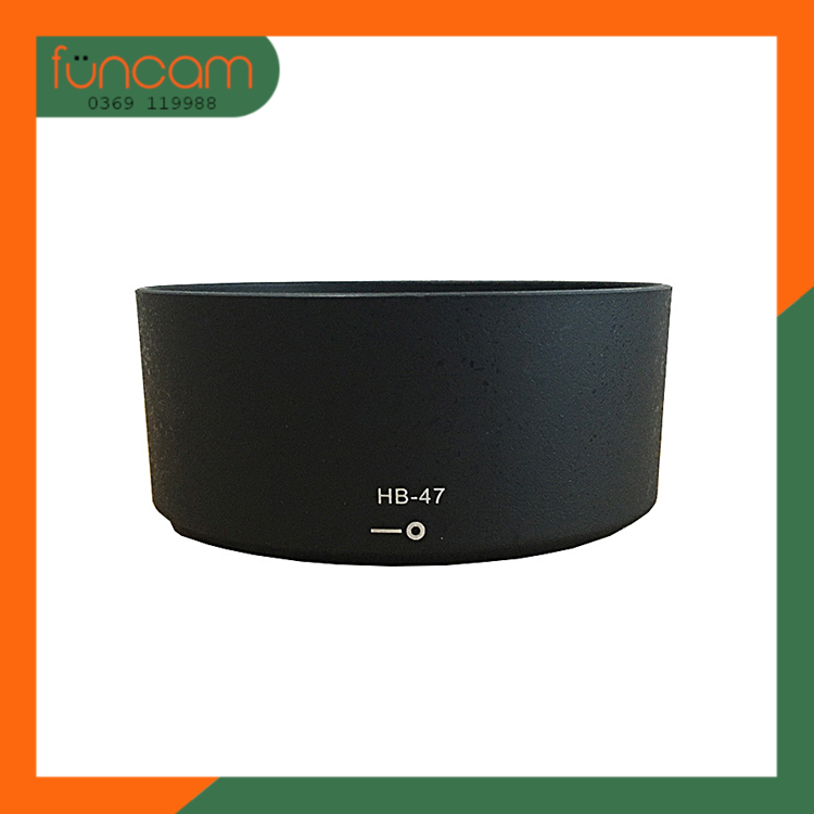 遮陽揚聲器(鏡頭遮光罩)hb-47 適用於諾基亞 50mm f / 1.8G 50mm f / 1.4G 鏡頭