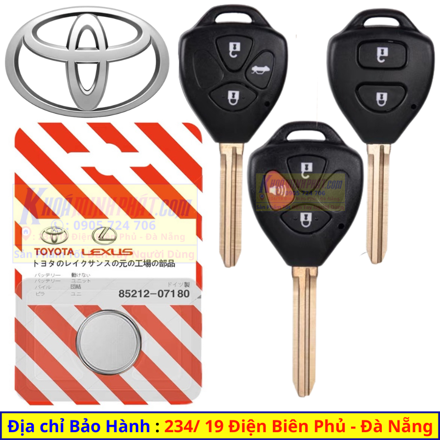 汽車鑰匙電池 Toyota Innova、Foruner、Vios、Altis、Yaris、Hilux、凱美瑞 CR20