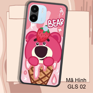 Xiaomi REDMI A1 4G - A1 PLUS - A2 PLUS 手機殼,可愛的草莓熊印花。