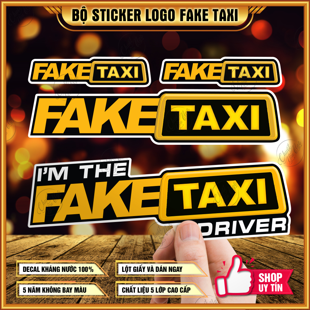 假出租車汽車郵票標誌套裝摩托車裝飾貼紙