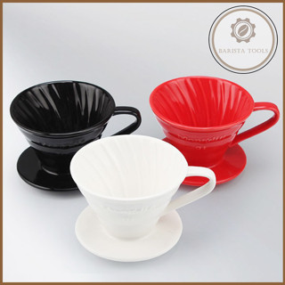 V60 高品質陶瓷咖啡過濾漏斗咖啡師工具