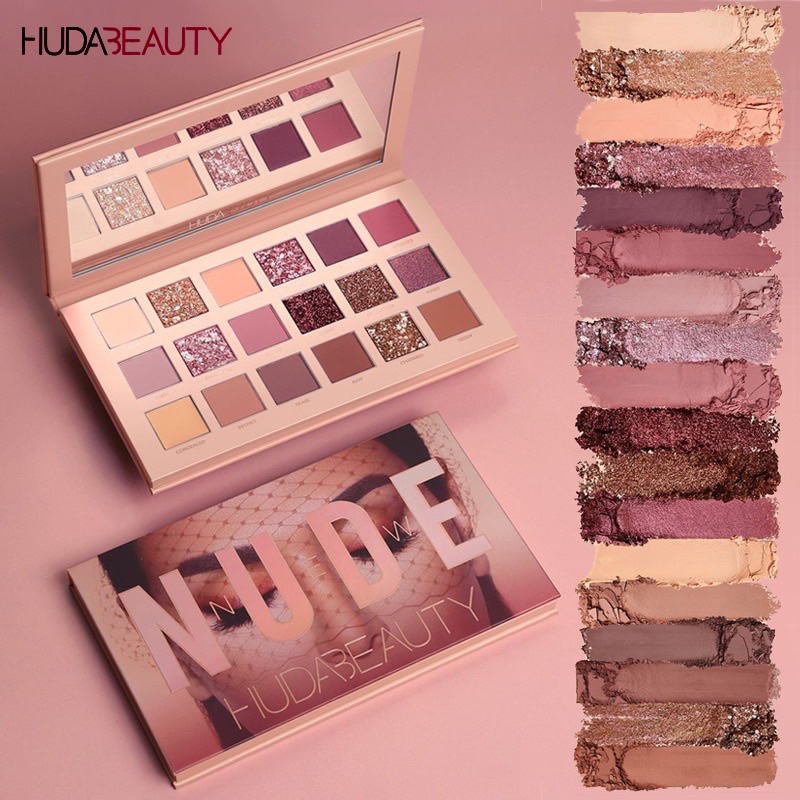 Huda Beauty 18色玫瑰眼影盤