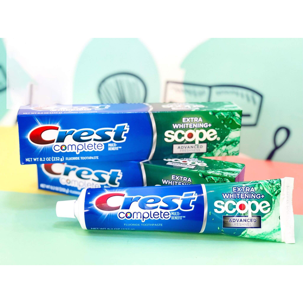 Crest COMPLETE SCOPE PLUS 牙膏 - 232g - 美國進口