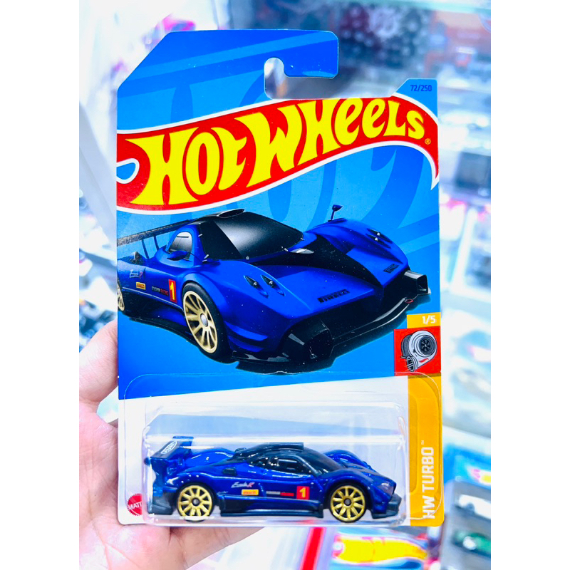 Hobby Store Hot Wheels 帕加尼 Zonda R 藍色模型車(整箱)