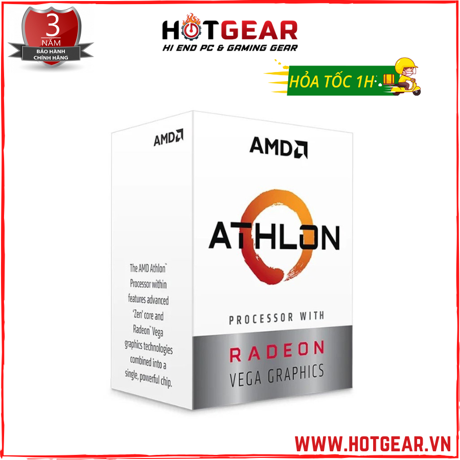 Amd Athlon 3000G 3.5 GHz CPU / Socket AM4 / 2 核 4 線程 / 正品新 R