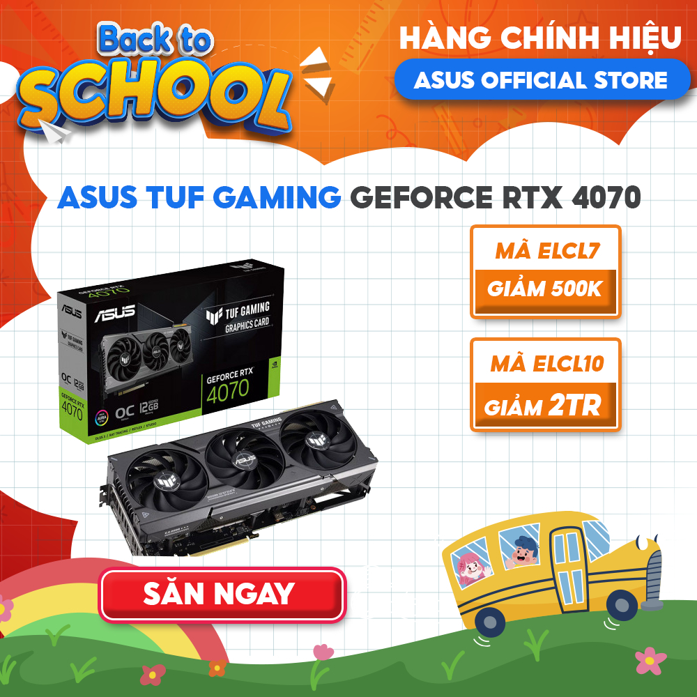 華碩 TUF GAMING GeForce RTX 4070 12GB GDDR6X TUF-RTX4070-O12G-