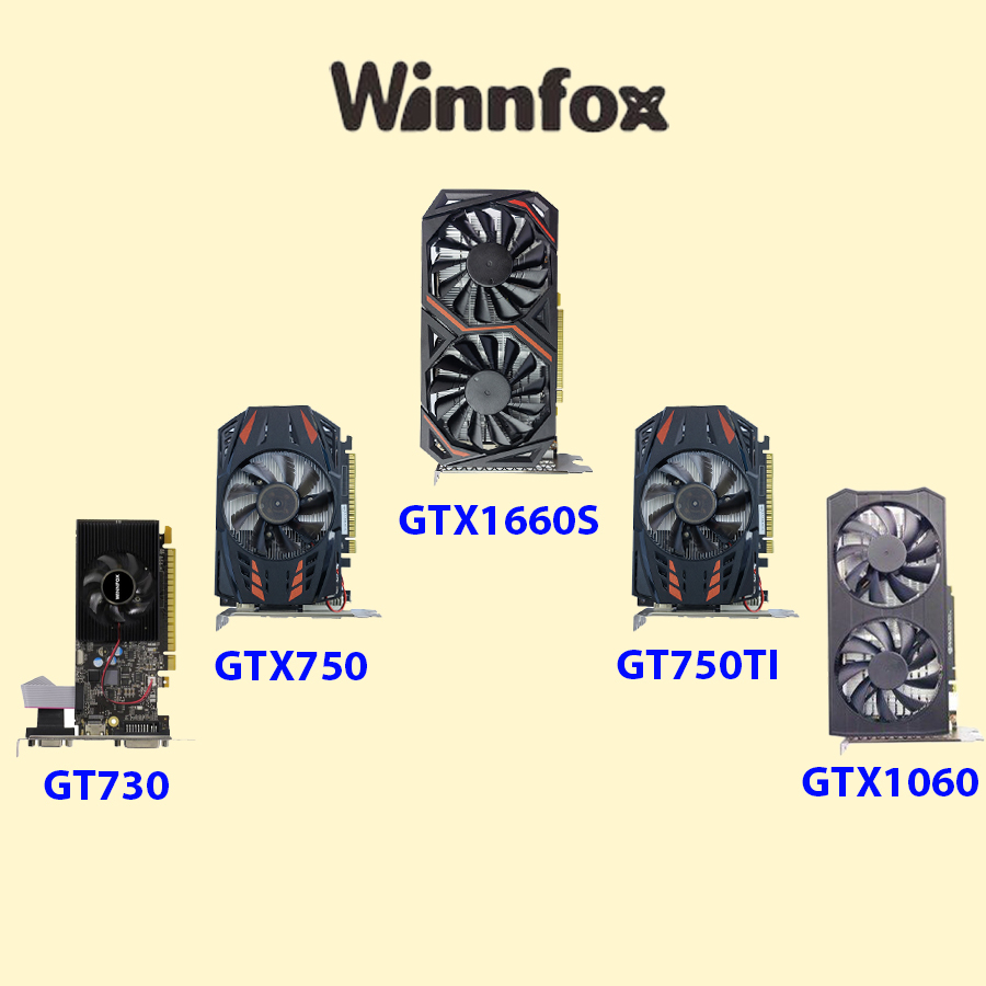 顯卡 NVIDIA Winnfox GT730 /GT750 /GT750TI /GTX1060 /GTX1660S 顯