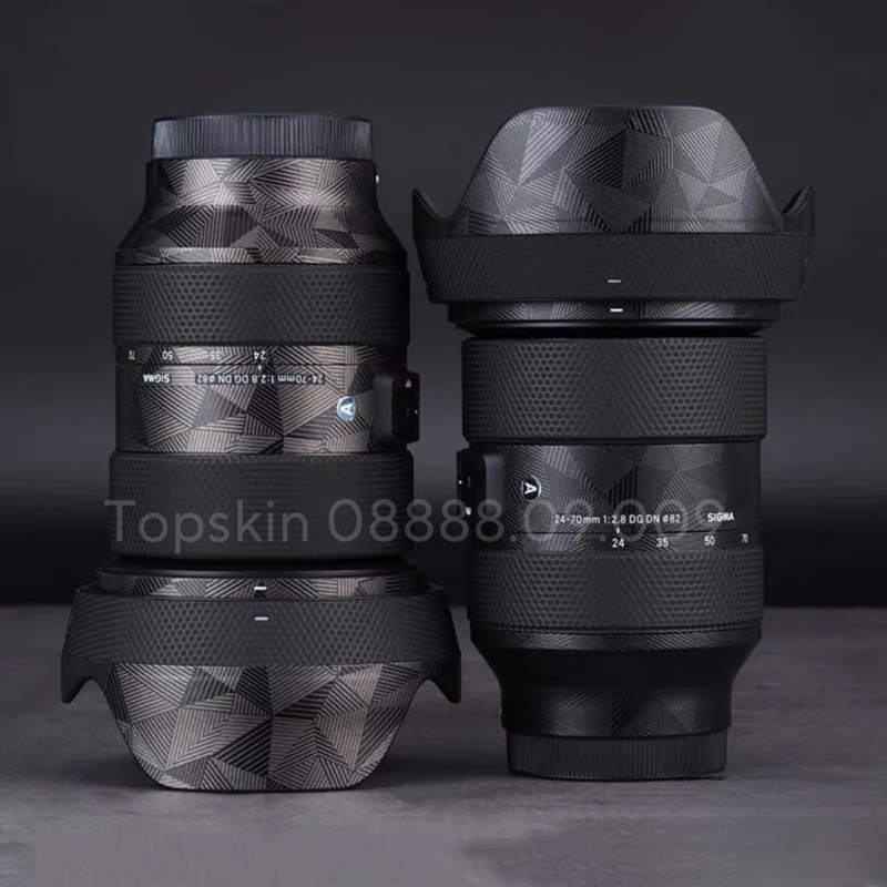 貼紙,3m 皮膚壓紋 2080 適用於 sigma 24-70、sigma 28-70、sigma 17-28 Moun