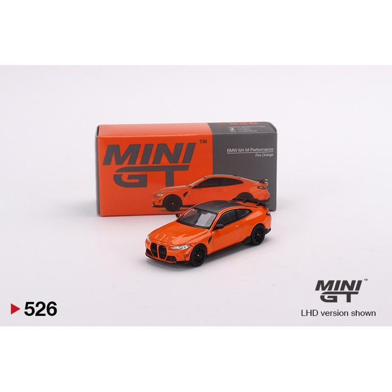 Hobby Store Mini GT 526 模型車 BMW M4 M-Performance (G82) 火橙 -