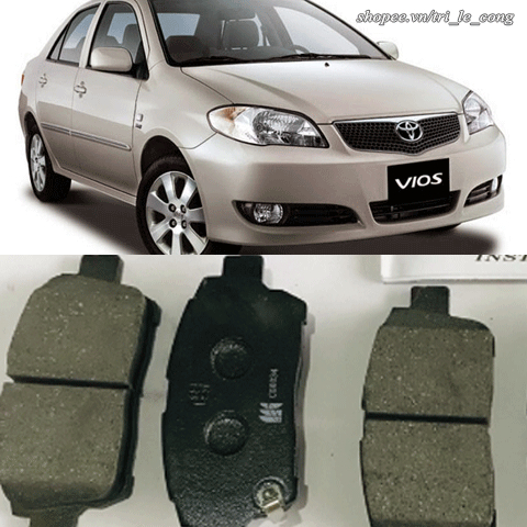 前製動踏板 Vios 2003-2007 後組空白盤式剎車片 Toyota 2004 2005 2006 汽車