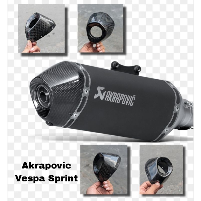 用於 Vespa Sprint 的 Akrapovic 尾掃描