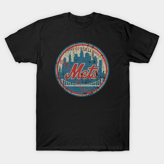 復古 NY METS BASEBALL 70S T 恤 STYLE T 恤