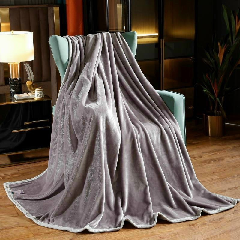 無印良品毛毯雪毯辦公毯超柔軟光滑毛毯 1.8kg 尺寸 2m x 2m3 Grey-sanxuatchangagoi
