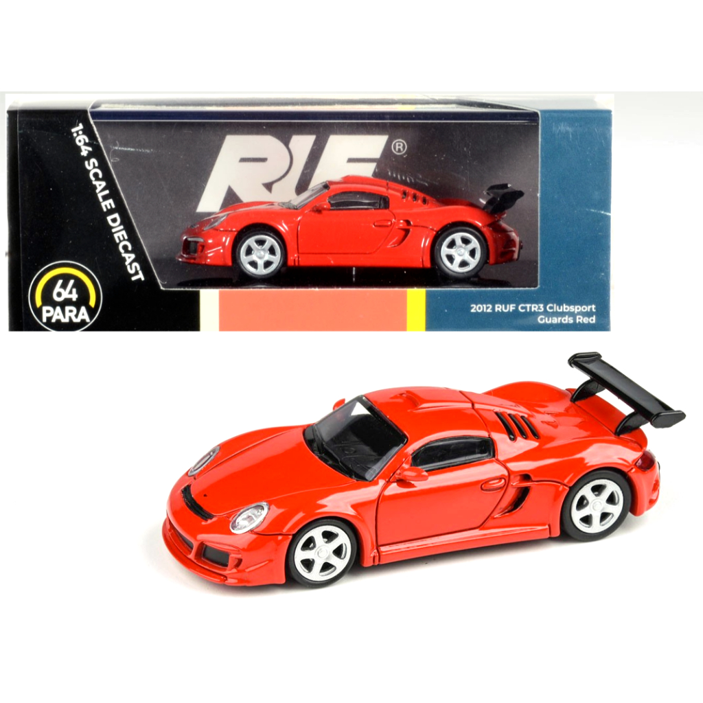 Ruf CTR3 Clubsport 2012 警衛隊紅色 RHD PARA 64 1/64 PA-65386 1:64
