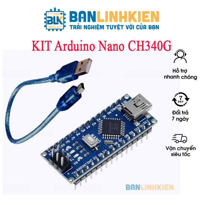 Arduino Nano 3.0 328 迷你 FT232 / CH340 套件隨附 USB 數據線