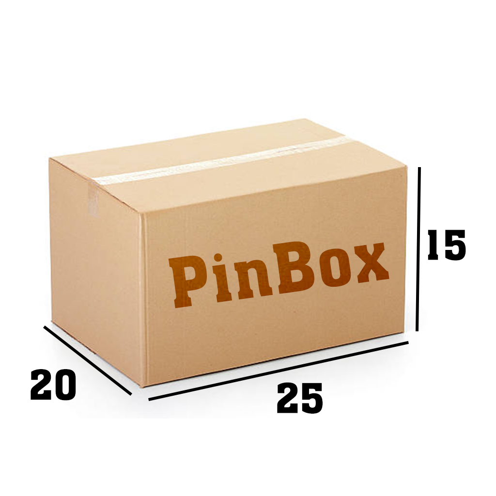 Pinbox - 廉價紙箱 25x20x15 厘米紙箱