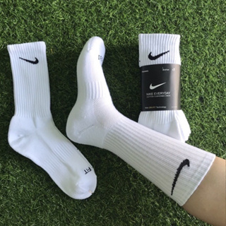 3雙裝 NIKE DRI FIT 男女運動襪-日本出口貨加厚中領短襪帶桌墊