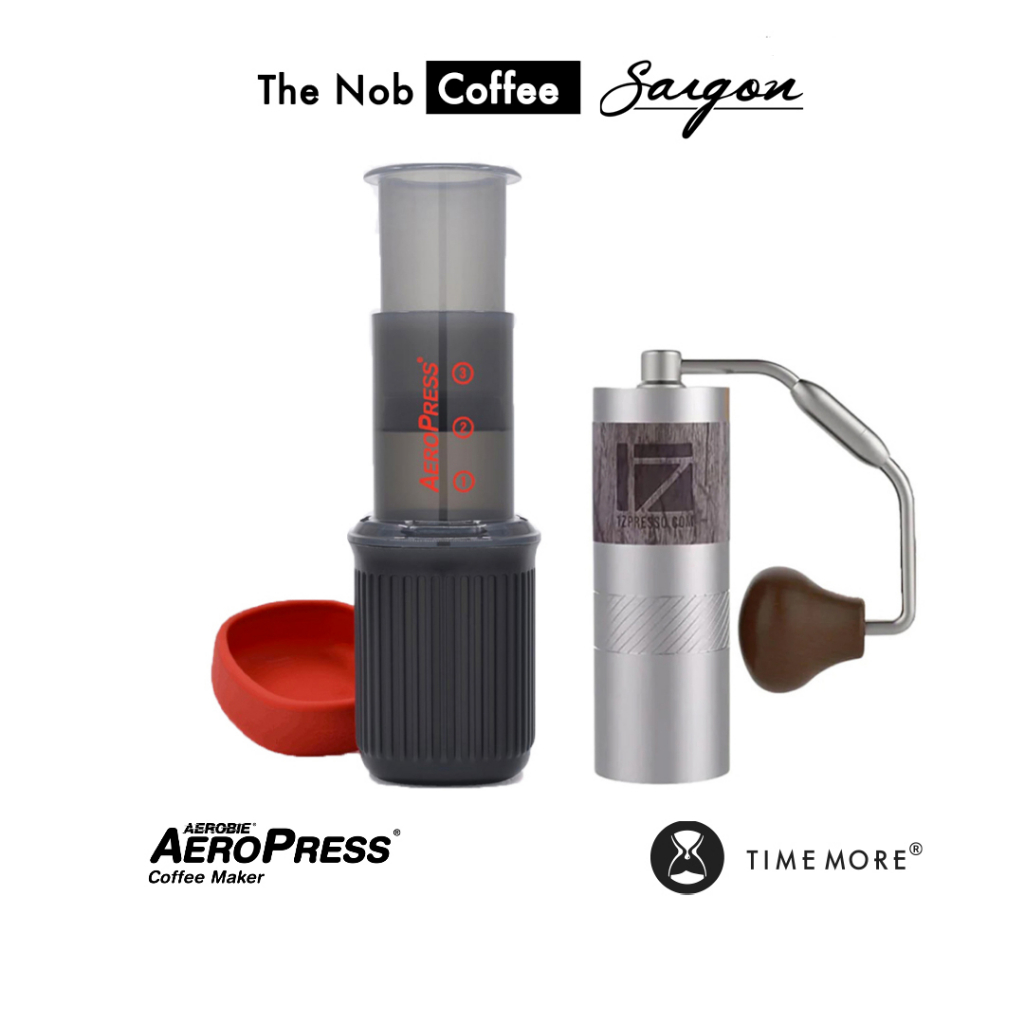 方便的旅行咖啡組合:aeropress Go 和 1Zpresso Q2S 咖啡罐(7 翼)