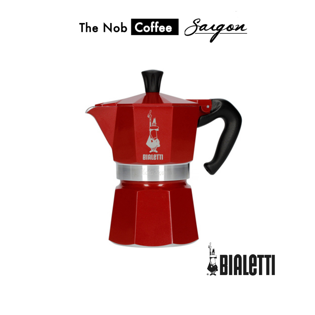 Moka Bialetti Express 意大利風格咖啡壺紅色 3 杯