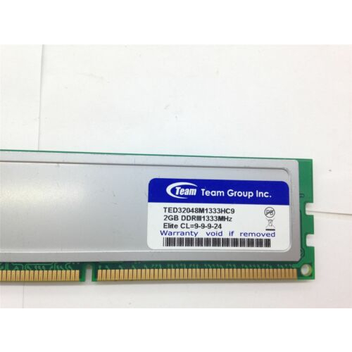 內存 PC 團隊 DDR3 2Gb 1333