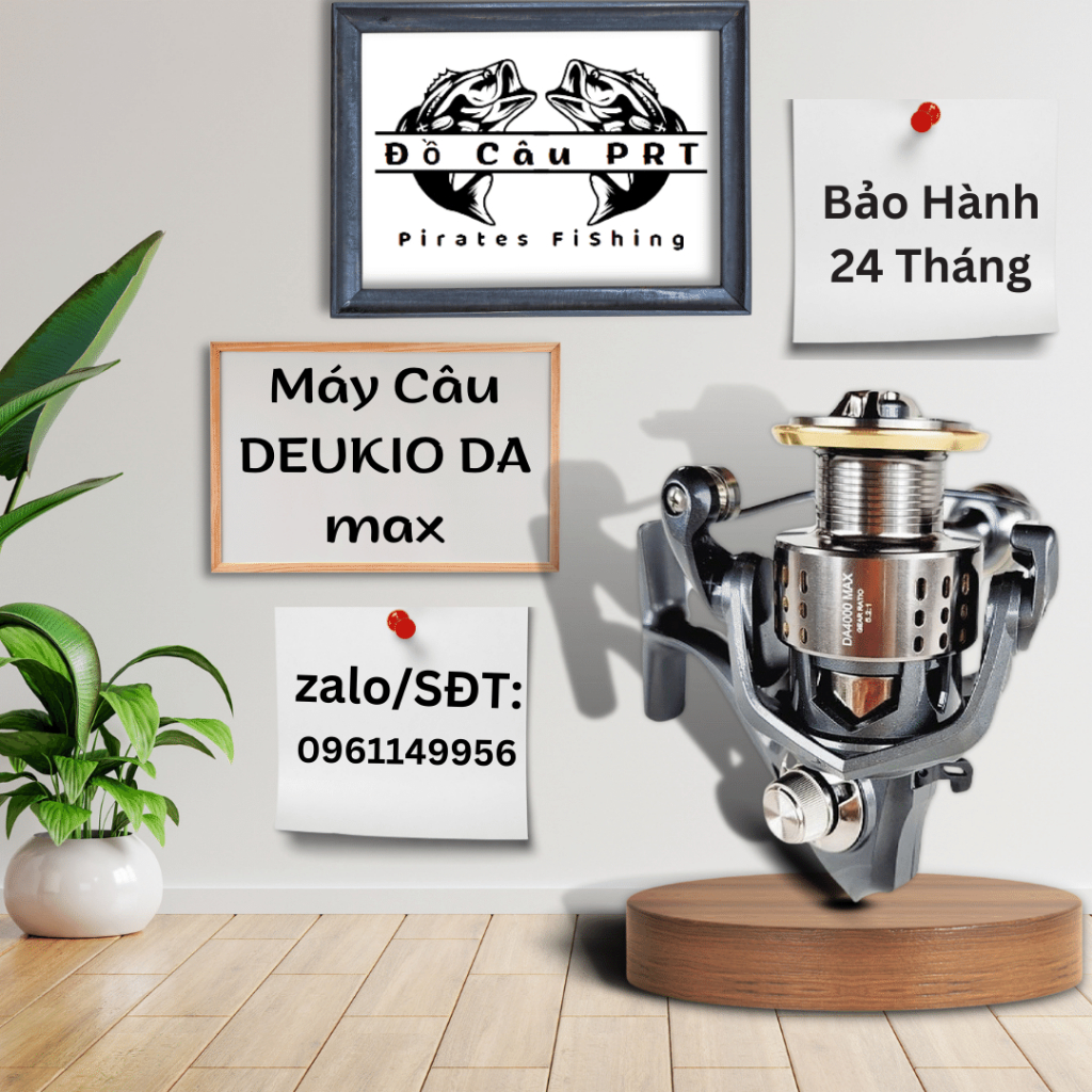 Deukio DA Max 和真皮釣魚機 - Metan 鋼材料 - 免費 DAIWA 500m