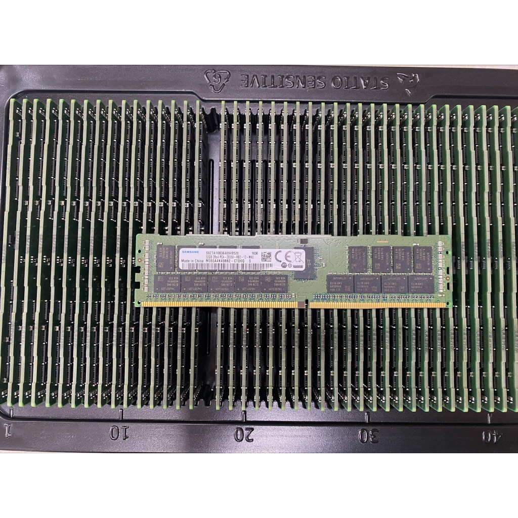 32gb 內存三星 DDR4-2666 ECC RDIMM M393A4K40CB2-CTD