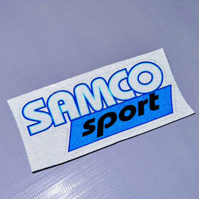 汽車郵票 Samco Sport Letter 印刷反光 3M 貼紙適用於所有車輛顏色