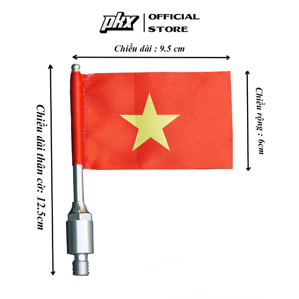 越南國旗安裝螺絲鋁鏡腳pkx(螺紋10杯)