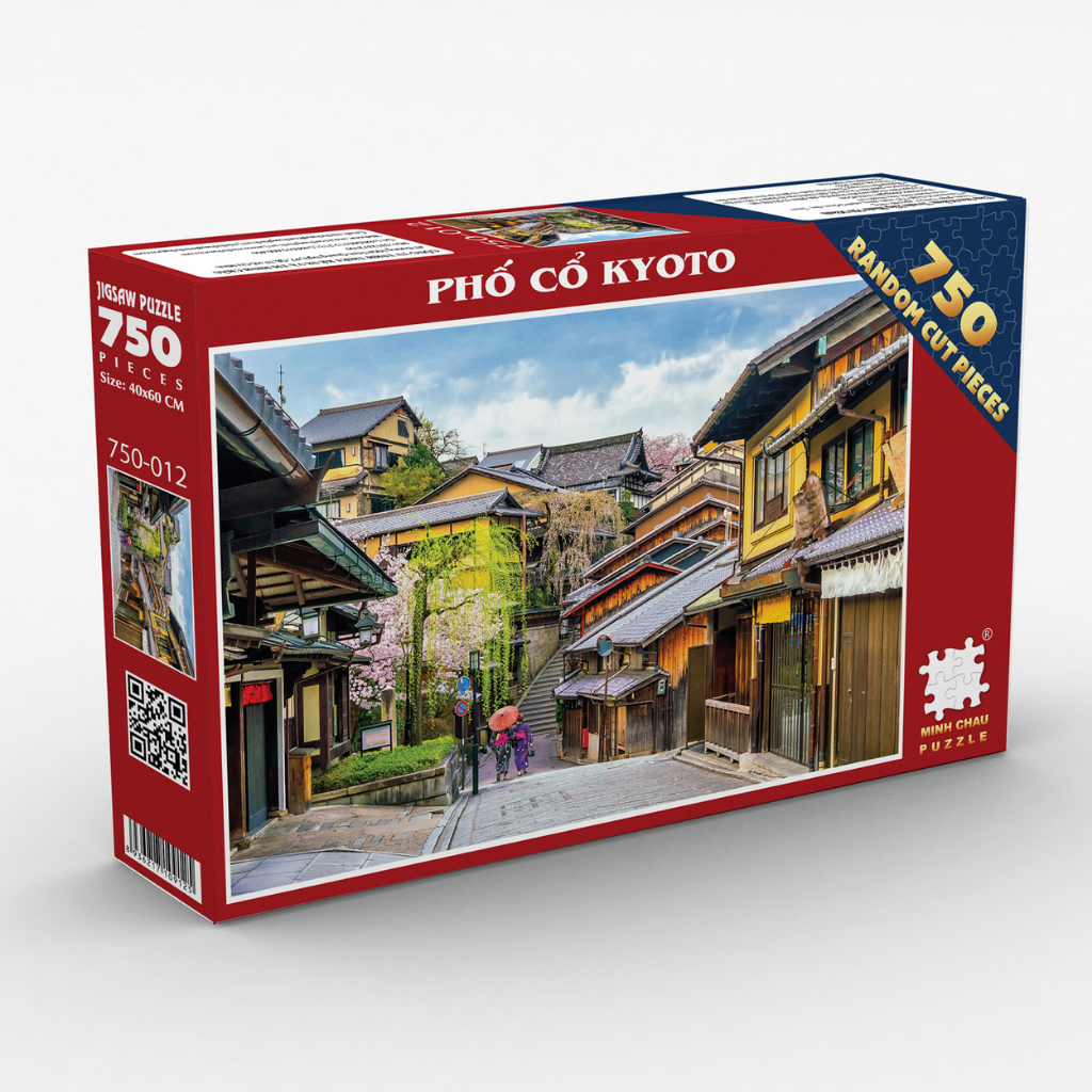 拼圖隨機剪裁 750 片 Minh Chau - Kyoto Antique Street (40x60cm)