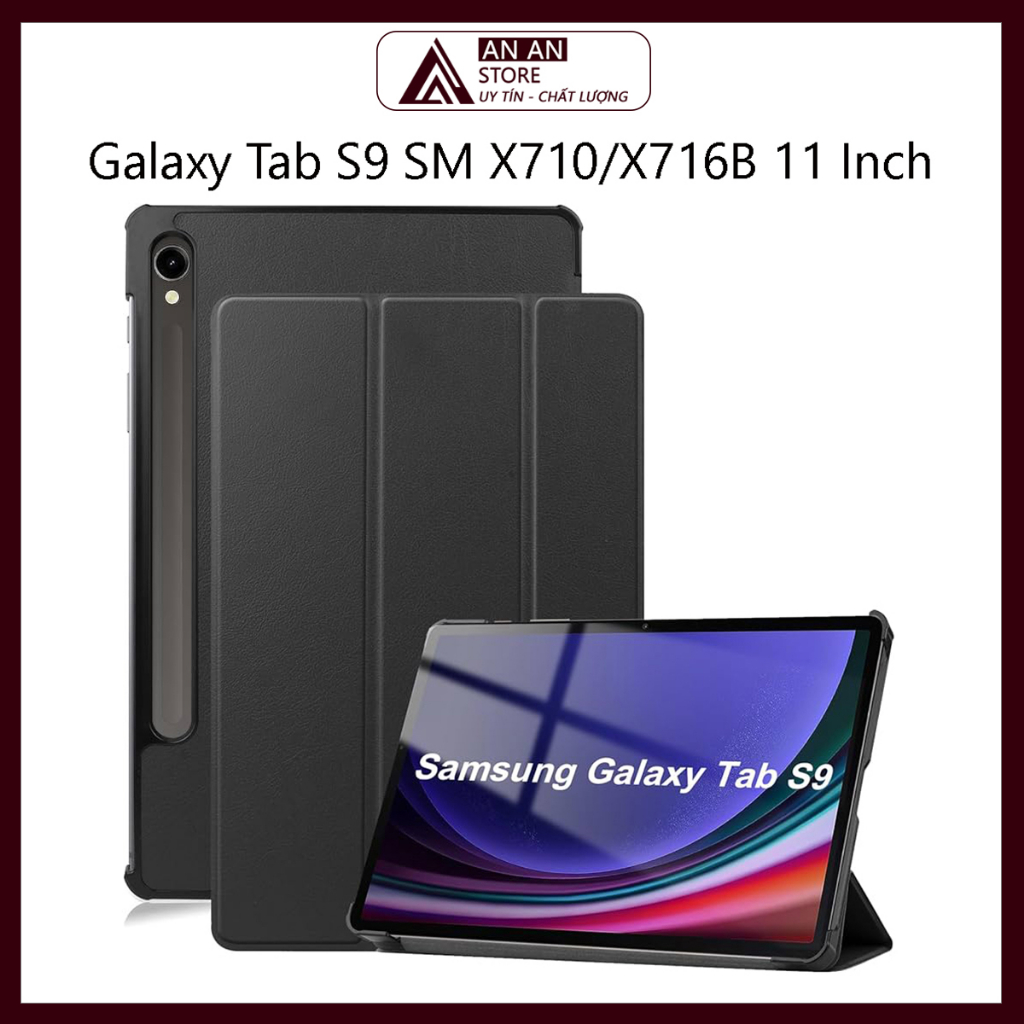 適用於三星 Galaxy Tab S9+ Plus SM X810 / X816B 12.4 英寸支持智能保護套平板電腦