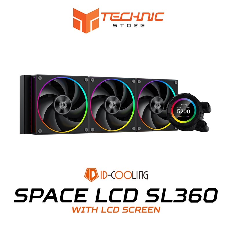 Aio ID-Cooling SPACE LCD SL360 水槽
