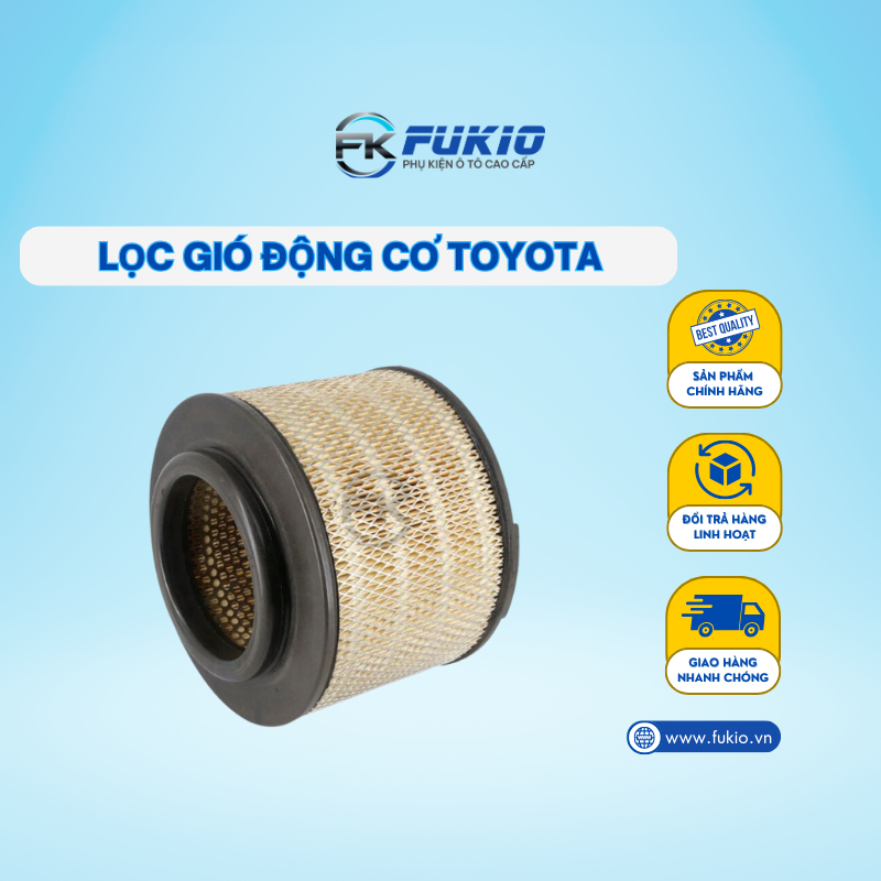 空氣濾清器 Toyota Innova、Fortuner、Hilux 2003-2015 - 17801-0C010