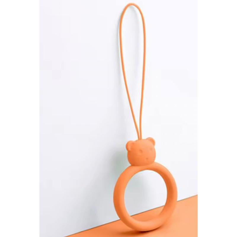 [橙色] Pastel 鼻吸入器裝飾鑰匙鏈配件 - 泰國國內工廠進口