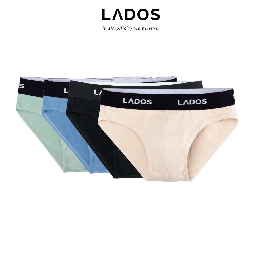 Lados 14121 吸汗優質 100% 棉彈力男士內褲