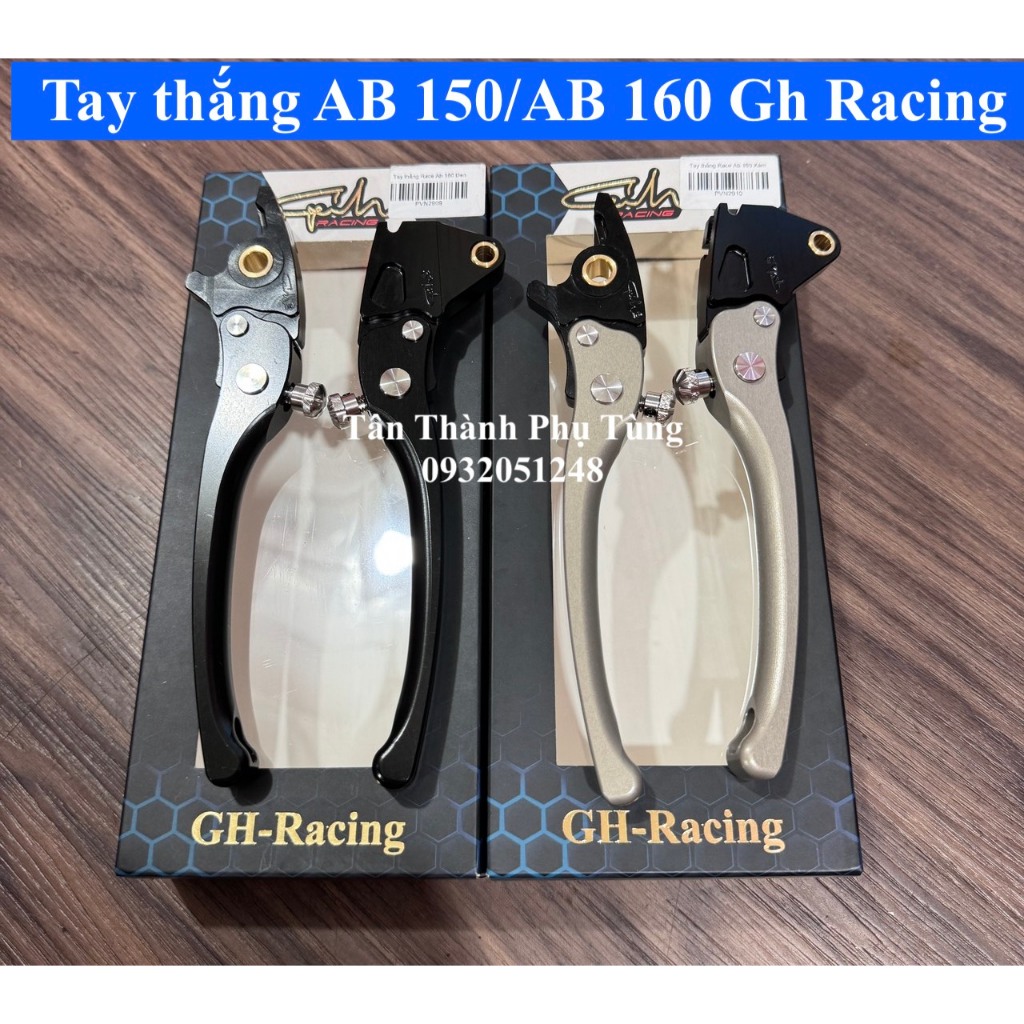 Air Blade AB 150 / AB 160 RACE GH Racing 雙袖:黑色、灰色 - 1 對