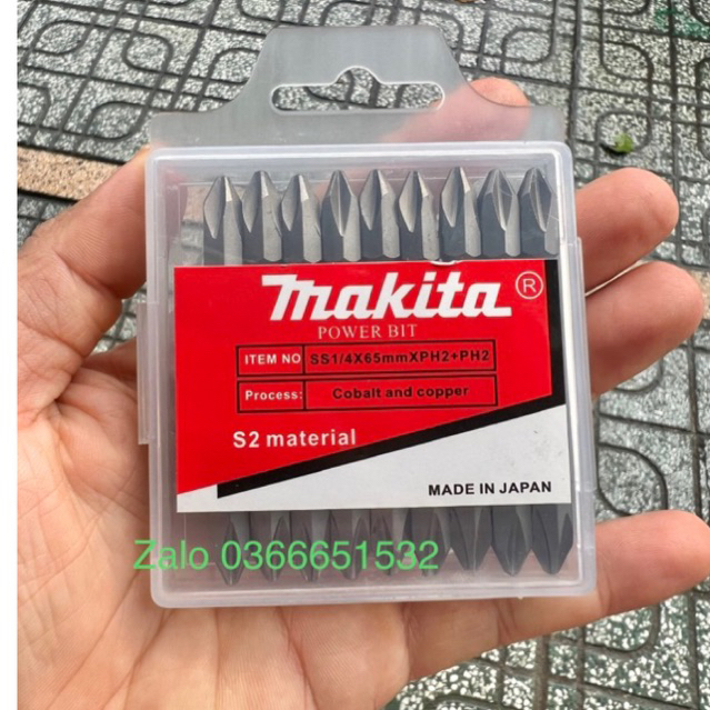 Bake 2 MAKITA Heads(10 盒)- 2 頭螺絲頭,帶吸磁的烤頭帶(正品使用)100% 正品