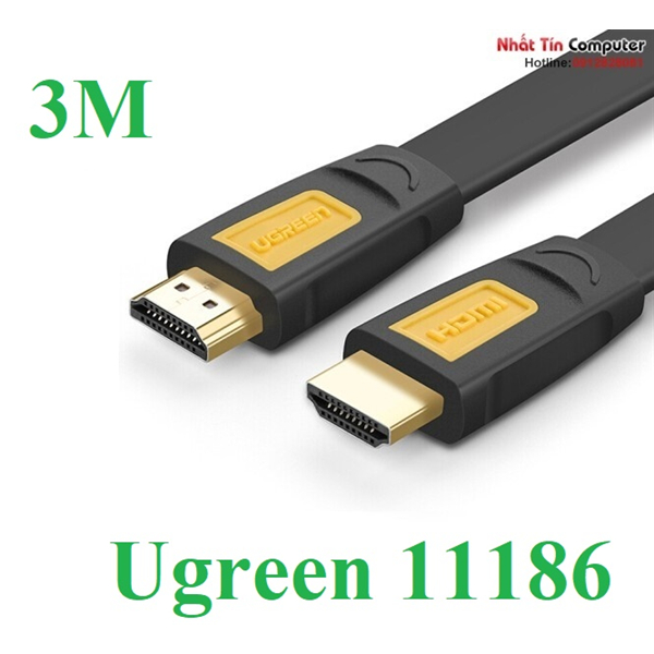 Ugreen 1186 正品 3M HDMI 線,支持扁平光纖 4Kx2K