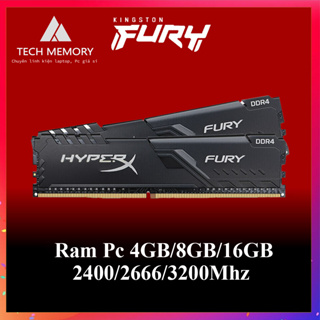 金士頓 HyperX Fury Black 4GB / 8GB / 16GB DVD4 2400 / 2666 / 32