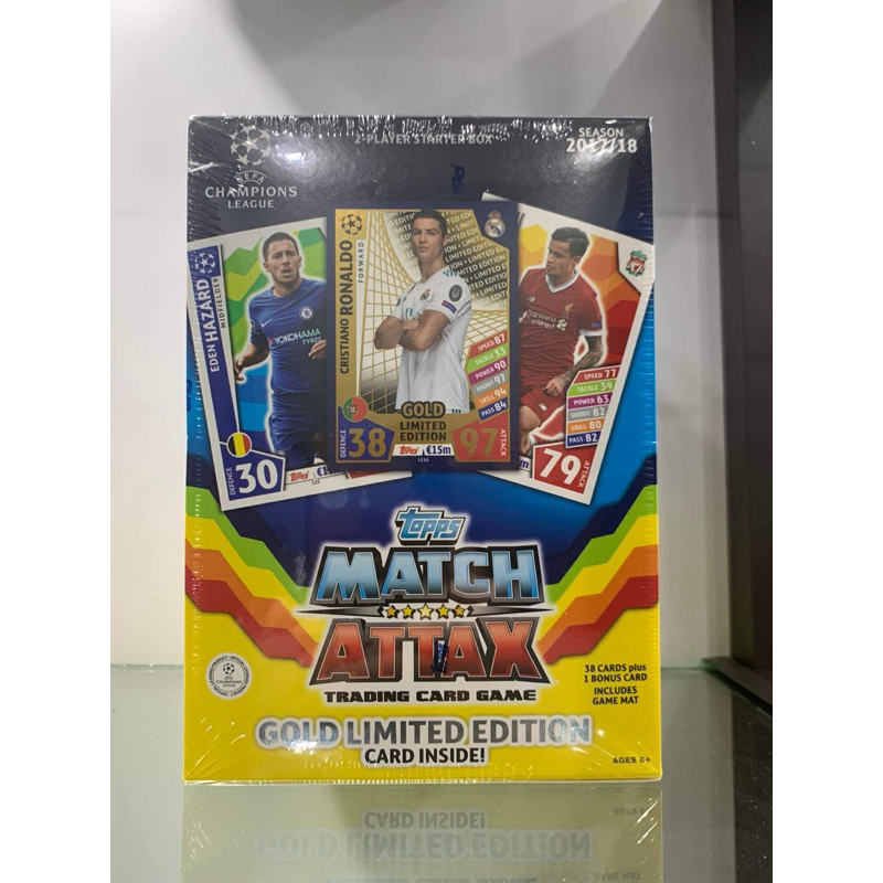 Match ATTAX 2017 / 18 RONALDO STATER BOX 足球卡盒(稀有商品)