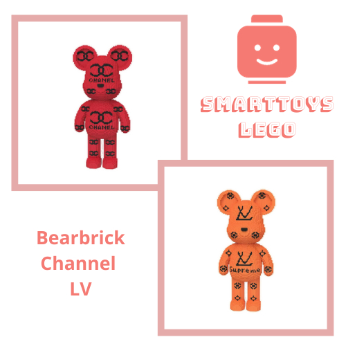 Lego Bearbrick 上拼圖套裝,Kaws 70 厘米,獨特的拼圖玩具系列,多種款式的房間裝飾
