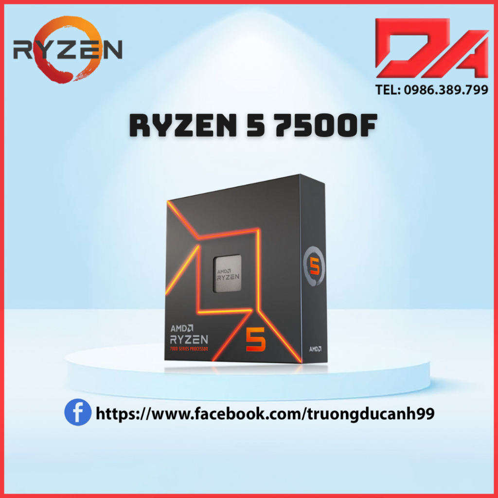 [舊店] Cpu AMD 銳龍 5 7500F - 新 -