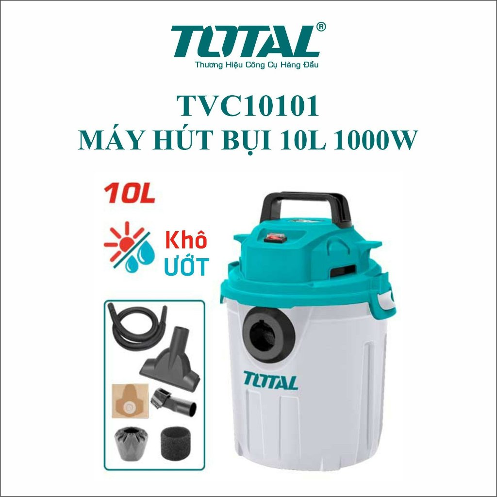 Total 10L 1000W TVC10101 吸塵器和水