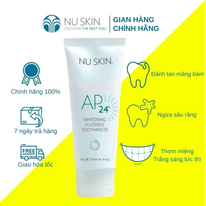 Ap24 Nuskin 美白麵粉牙膏亮白牙膏(越南郵票)