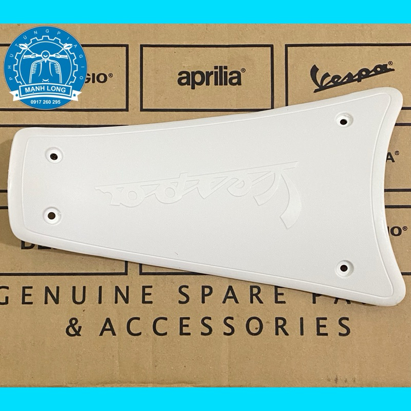 Vespa 衝刺賈斯汀比伯電池蓋(正品)白色,適用於所有 vespa 衝刺 Primemavera.