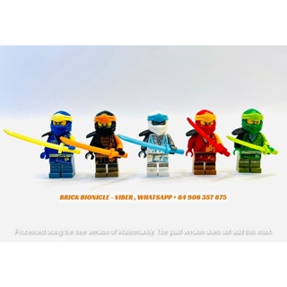 Lego MINIFIGURES - LEGO REAL LEGO REAL LEGO 真實拼裝益智玩具 - 忍者