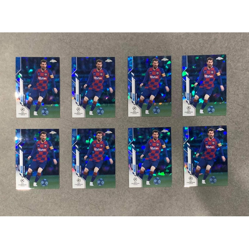 萊昂內爾·梅西 topps 藍寶石 2019 足球卡(微光卡)