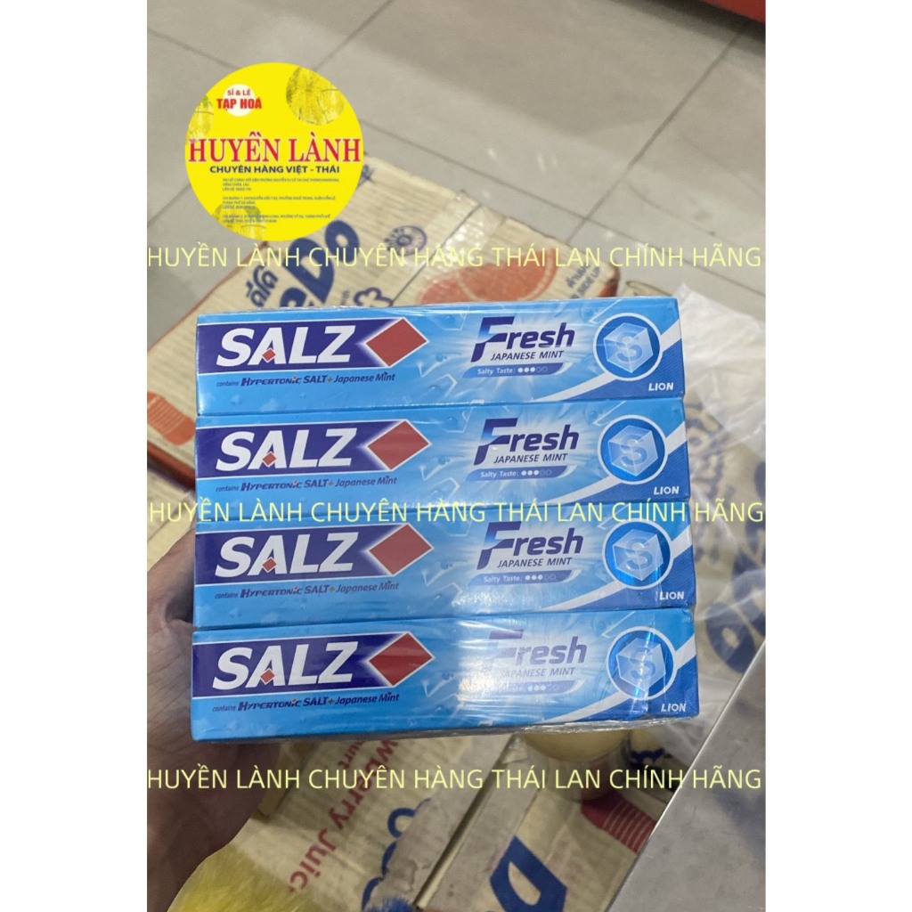 【Salz泰國牙膏】泰國Salz牙膏含鹽精華,有助於加強牙齒40g(盒)國內商品