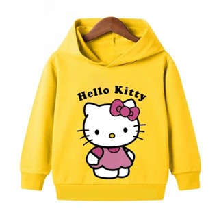 可愛的 hello kitty sanrio 嬰兒時尚印花連帽衫